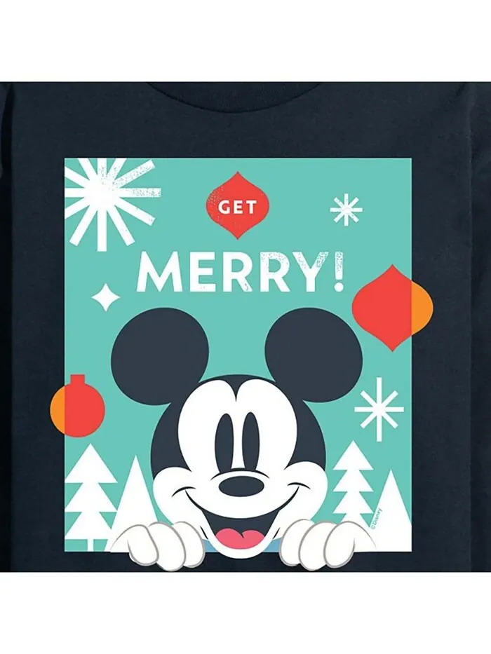 Мужская футболка с длинными рукавами Disney Holiday AIRWAVES — изображение 3 из 3, синий