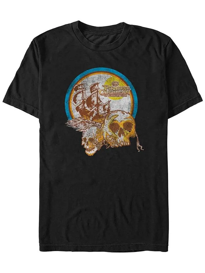 Мужская футболка с коротким рукавом «Пираты Карибского моря» Fish Lady Fifth Sun — изображение 1 из 1, черный