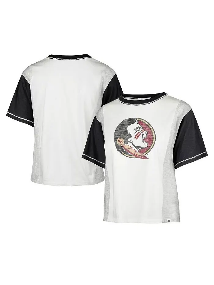 Женская белая рваная футболка Florida State Seminoles Premier Tilda '47 Brand — изображение 1 из 3