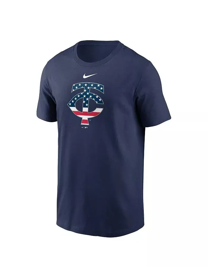 Мужская темно-синяя футболка Minnesota Twins Americana Nike — изображение 3 из 3