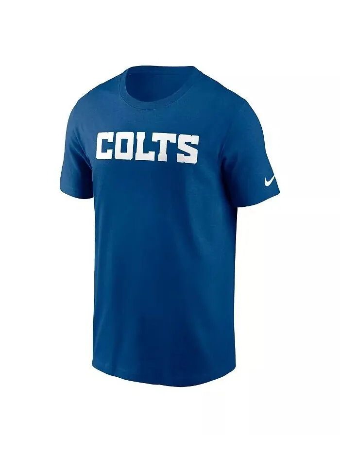 Мужская футболка Royal Indianapolis Colts Primetime с надписью Essential Nike — изображение 3 из 3, королевский