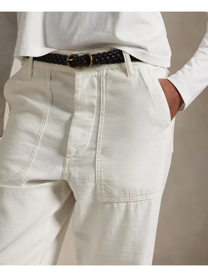 Женские брюки The Ricky Pants Polo Ralph Lauren — изображение 3 из 4, экру
