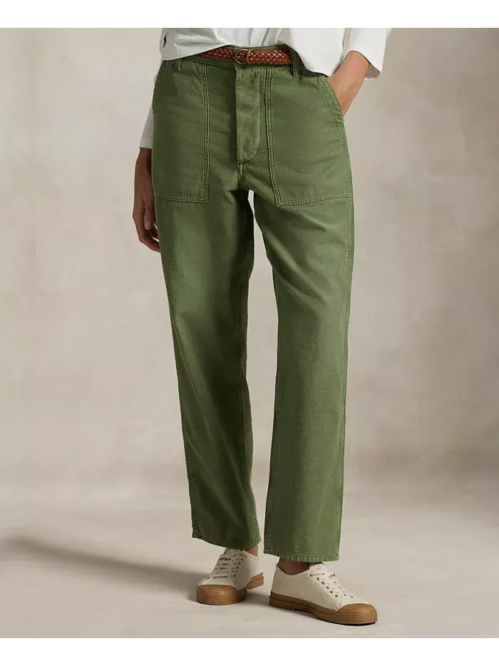Женские брюки The Ricky Pants Polo Ralph Lauren — изображение 2 из 4, оливковый