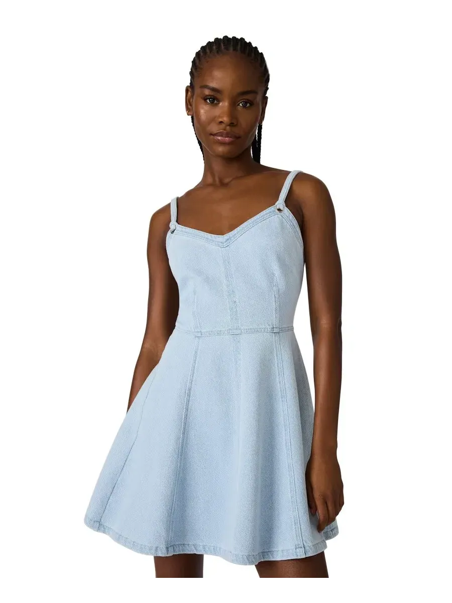 Платье-мини Sweetheart Neckline Harley Steve Madden — изображение 1 из 5, синий