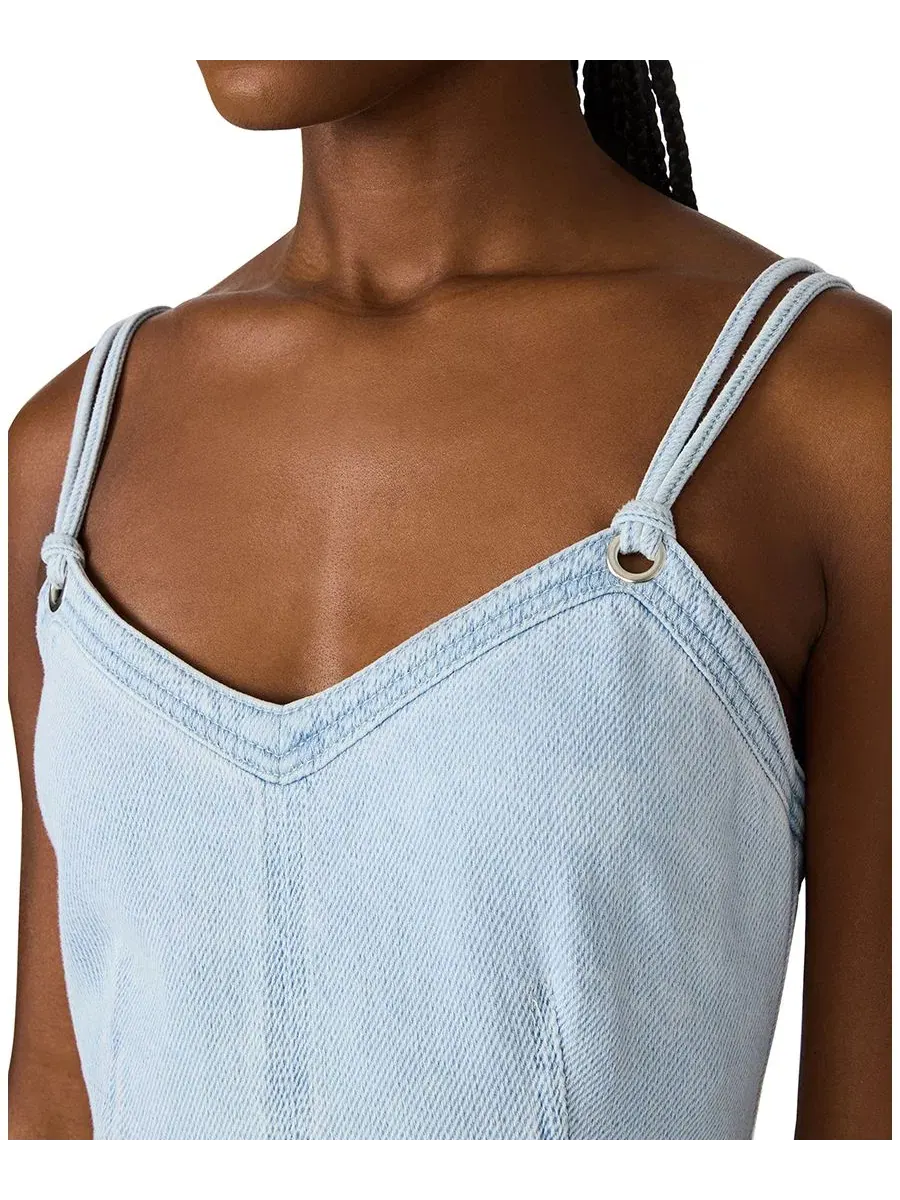Платье-мини Sweetheart Neckline Harley Steve Madden — изображение 3 из 5, синий