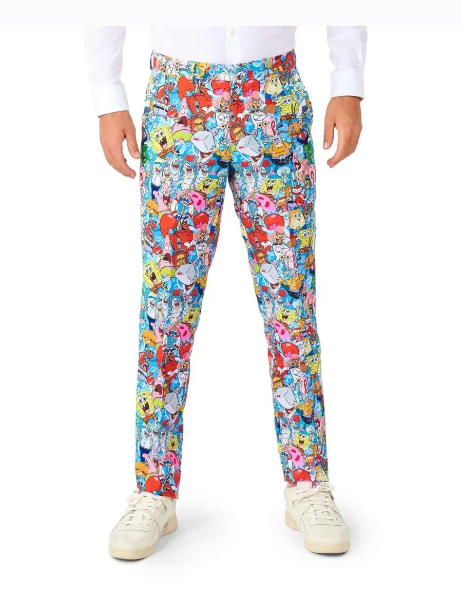 Костюм с принтом SpongeBob OppoSuits — изображение 8 из 8, нет цвета