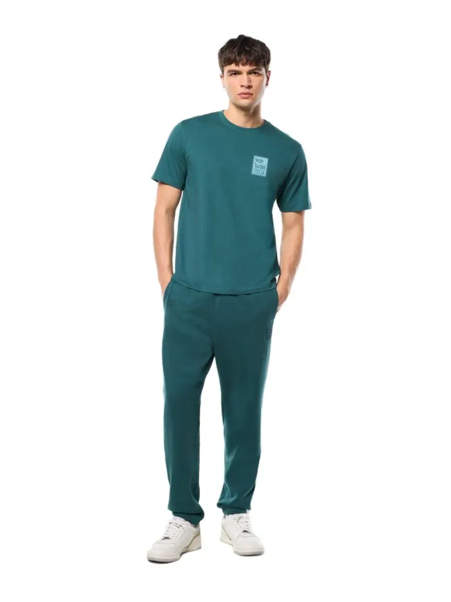 Футболка с принтом Italia Sergio Tacchini — изображение 3 из 4, морской зеленый