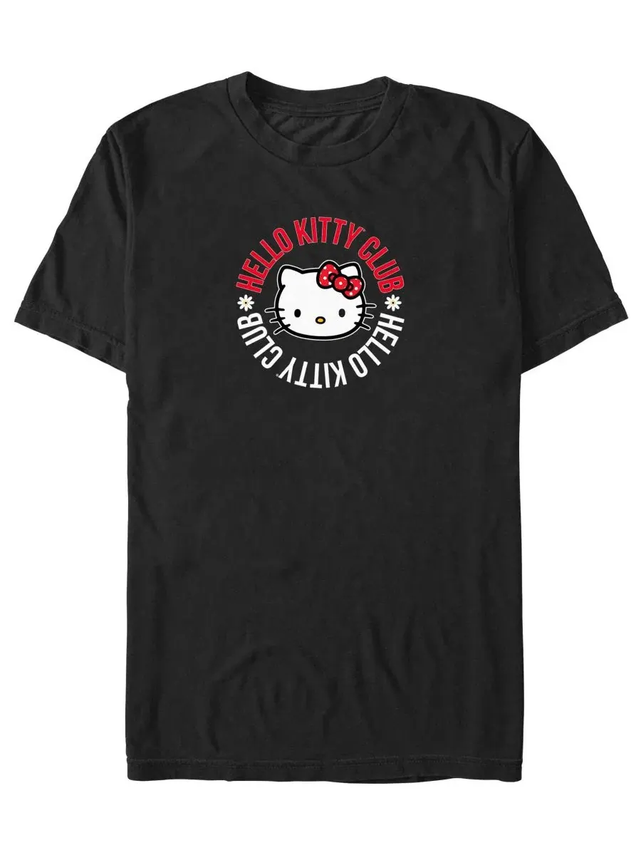 Футболка с графическим принтом Hello Kitty Club Fifth Sun — изображение 1 из 3, черный