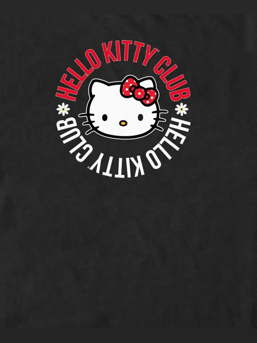 Футболка с графическим принтом Hello Kitty Club Fifth Sun — изображение 3 из 3, черный