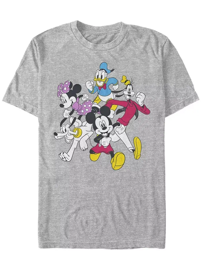 Мужская футболка с коротким рукавом Mickey And Friends Fifth Sun — изображение 1 из 1, серый