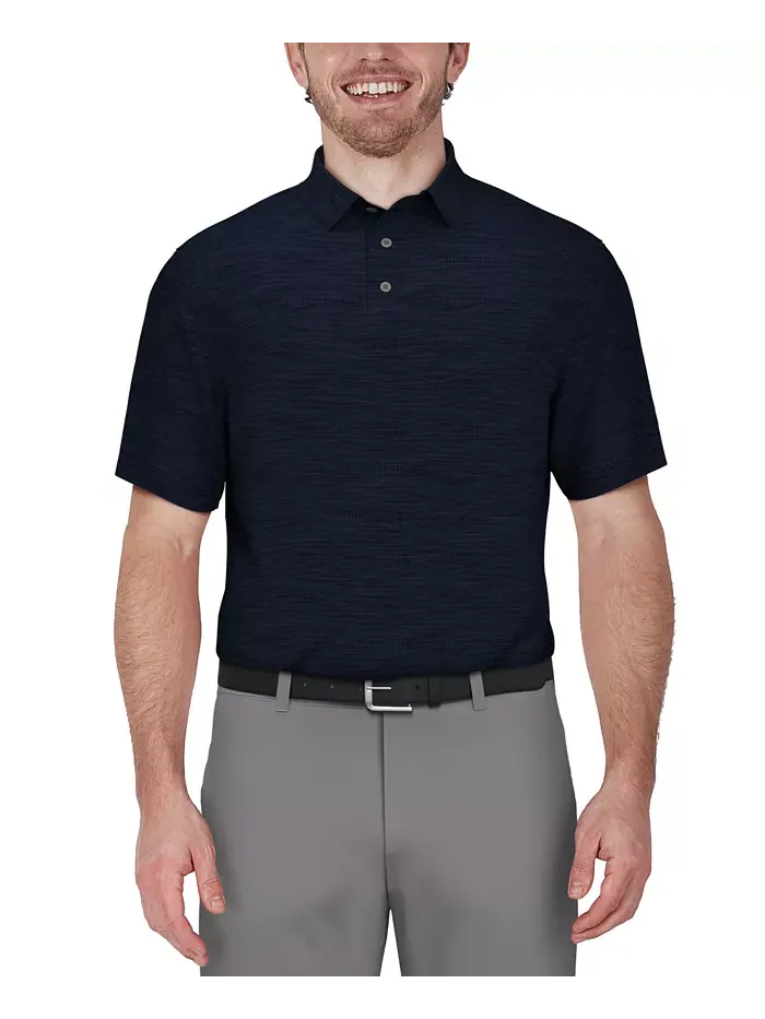 Мужская короткорукавная поло для гольфа Airflux Jaspe PGA TOUR — изображение 1 из 4, серый