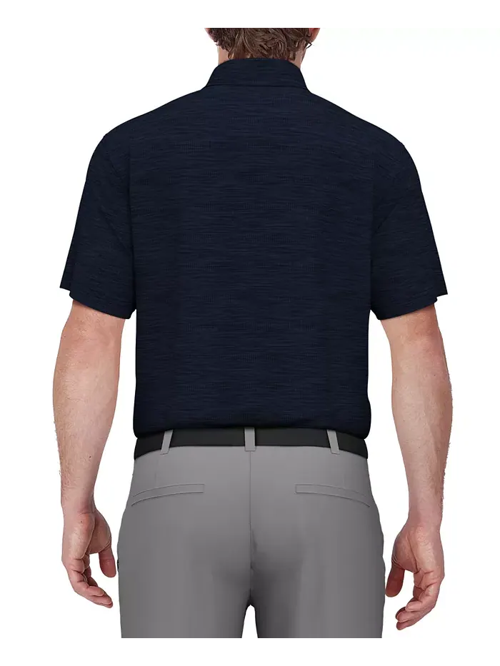 Мужская короткорукавная поло для гольфа Airflux Jaspe PGA TOUR — изображение 2 из 4, серый