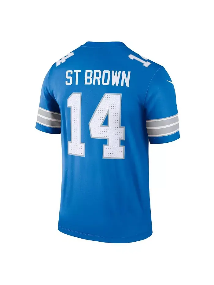 Мужская футболка Amon-Ra St. Detroit Lions Legend Jersey Nike — изображение 3 из 5, синий