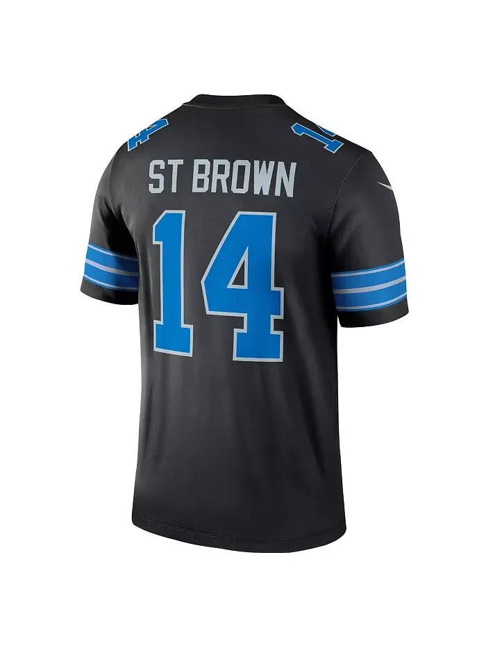Мужская футболка Amon-Ra St. Detroit Lions Legend Jersey Nike — изображение 4 из 5, синий
