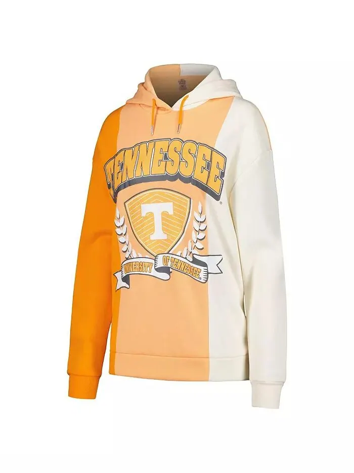 Женская толстовка с капюшоном Tennessee Orange Tennessee Volunteers Hall of Fame с цветными блоками — изображение 2 из 3