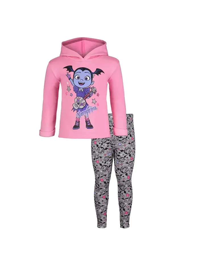 Детский комплект Disney: толстовка с капюшоном и легинсы для девочек Toddler|Child Vampirina