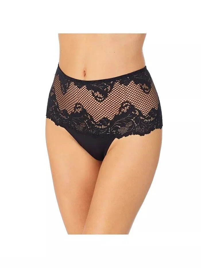 Женские кружевные стринги Allure Le Mystere — черный