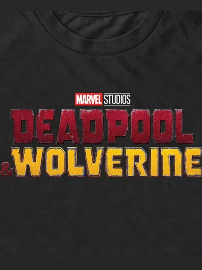 Мужская футболка с коротким рукавом с новым логотипом DeadPool 3 Fifth Sun — изображение 3 из 3, черный