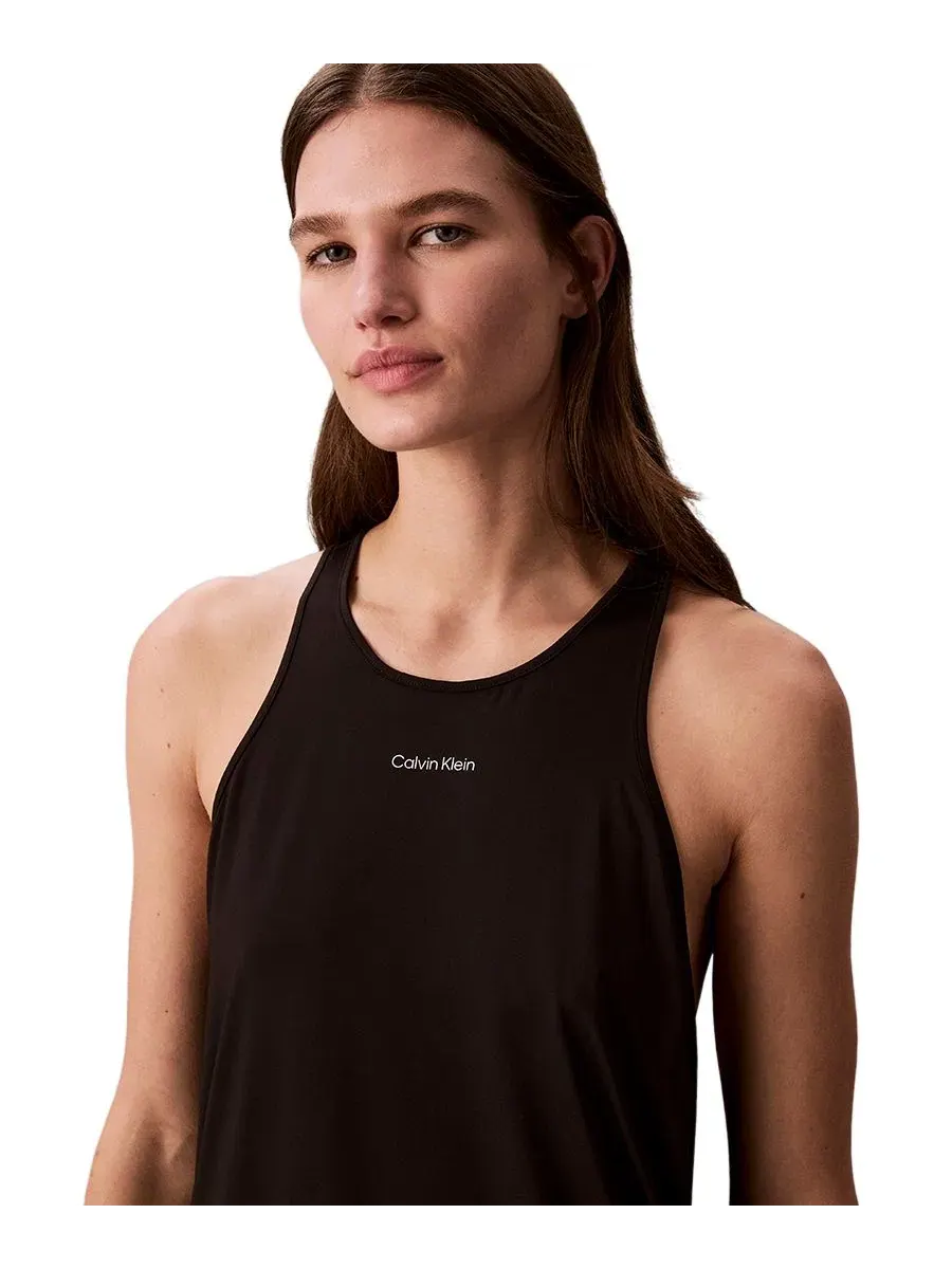 Женская спортивная майка Icon Sport Active Tank Top Calvin Klein Performance — изображение 4 из 5, черный