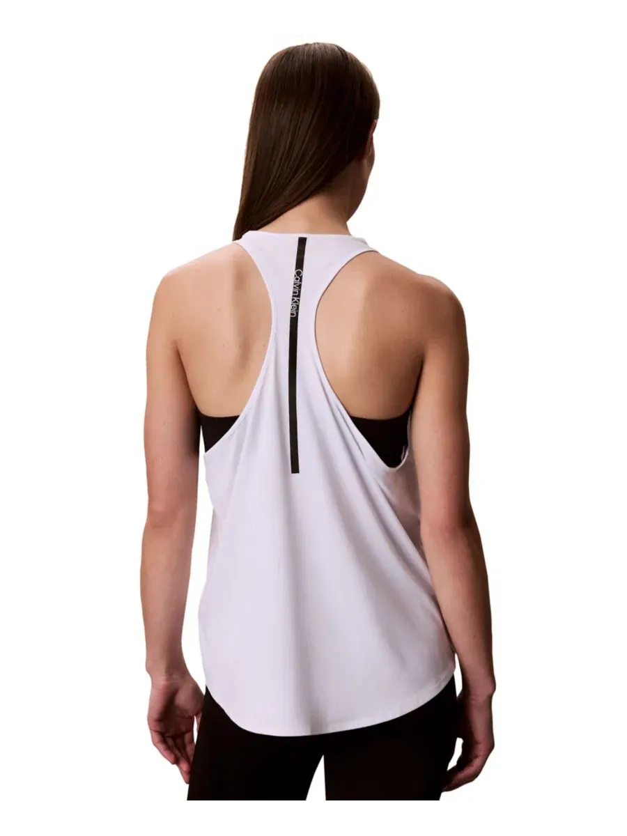 Женская спортивная майка Icon Sport Active Tank Top Calvin Klein Performance — изображение 5 из 6, белый