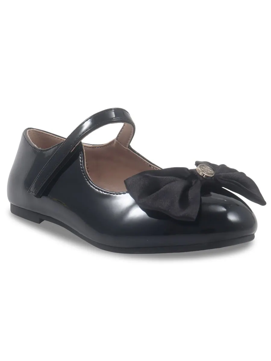 Туфли-платья Amy Big Bow для маленьких и больших девочек Jessica Simpson — изображение 1 из 7, черный