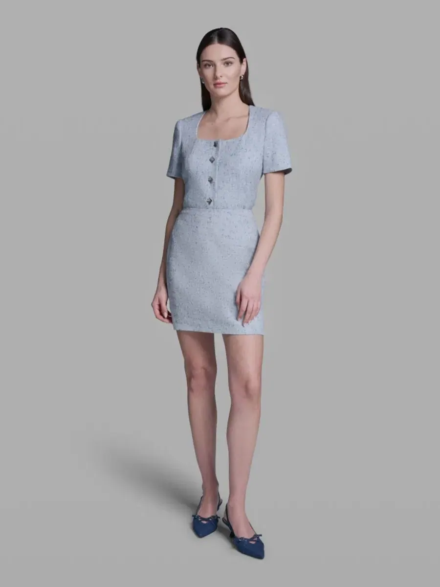 Женская оригинальная мини-юбка Bcbg — изображение 2 из 6, светлый мульти