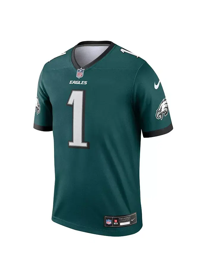 Мужская футболка Jalen Hurts Philadelphia Eagles Legend Nike — изображение 3 из 5, зеленый