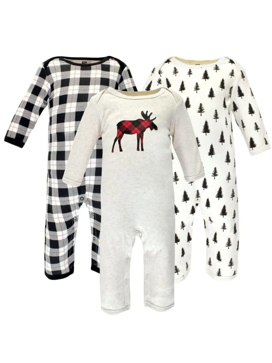 3 комбинезона в упаковке Hudson Baby — изображение 1 из 6, таежный