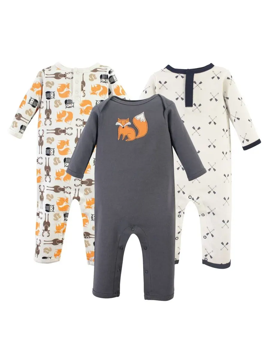 3 комбинезона в упаковке Hudson Baby — изображение 1 из 1, лесной