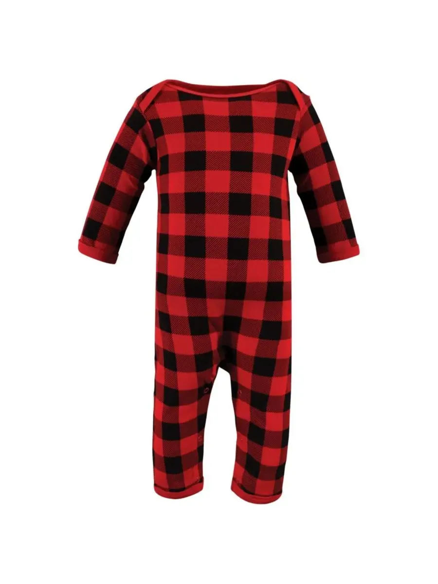 3 комбинезона в упаковке Hudson Baby, Buffalo Plaid Family — изображение 5 из 5