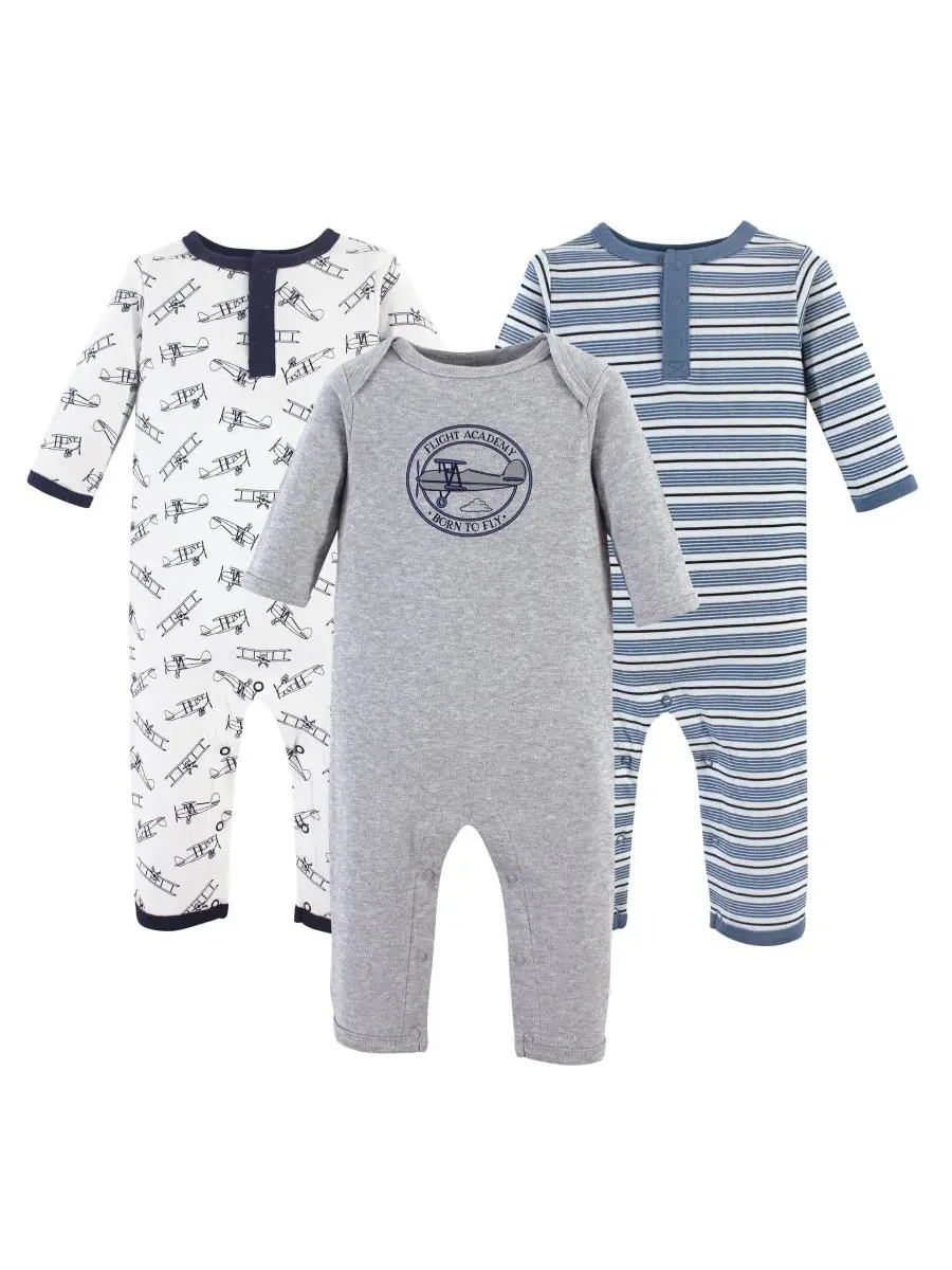3 комбинезона в упаковке Hudson Baby, Aviation — изображение 1 из 1