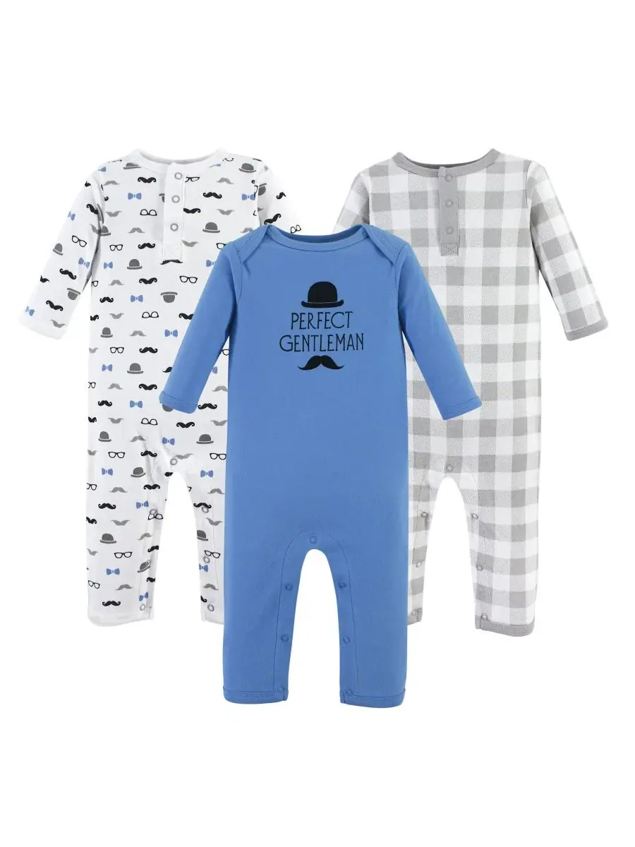 3 комбинезона в упаковке Hudson Baby, Perfect Gentleman — изображение 1 из 1