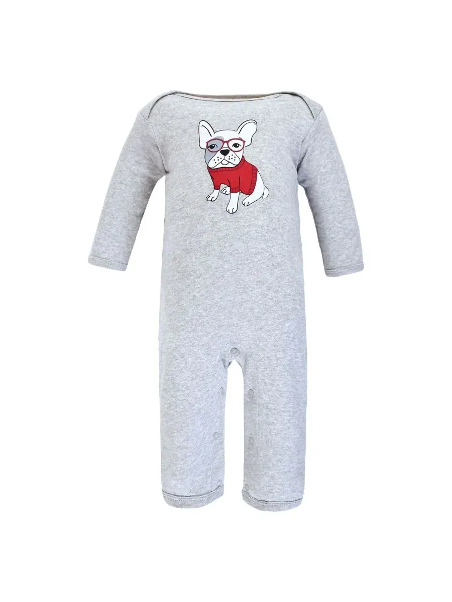 3 комбинезона в упаковке Hudson Baby, Boy Whimsical Dog — изображение 4 из 6