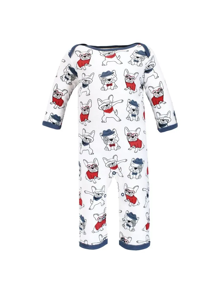 3 комбинезона в упаковке Hudson Baby, Boy Whimsical Dog — изображение 6 из 6