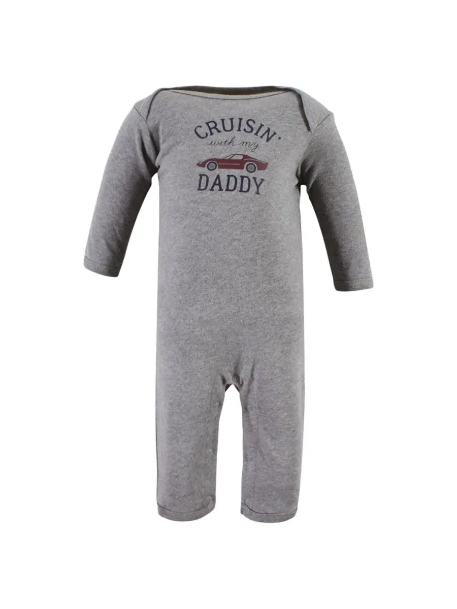 3 комбинезона в упаковке Hudson Baby, Cars — изображение 2 из 5