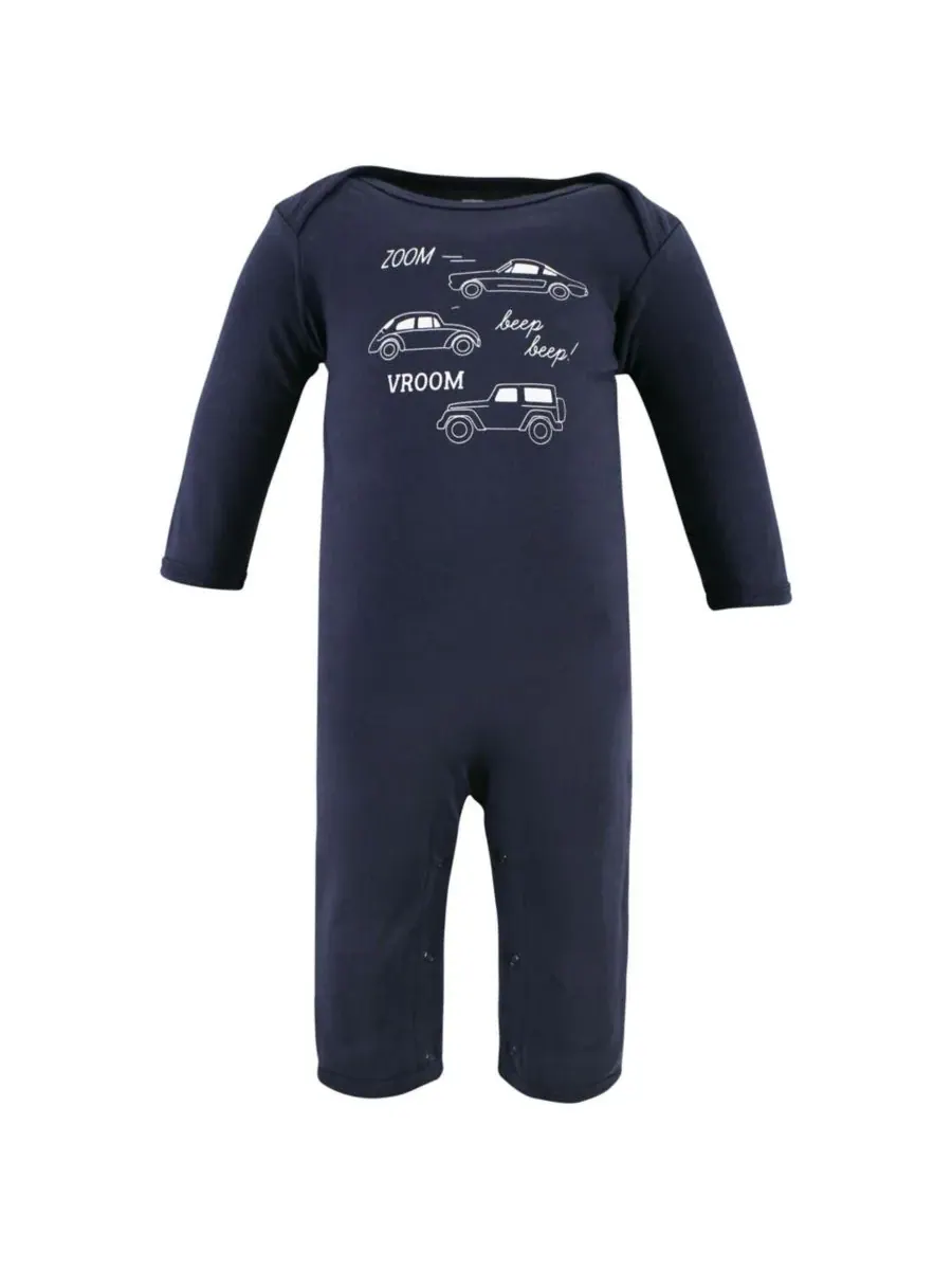 3 комбинезона в упаковке Hudson Baby, Cars — изображение 4 из 5