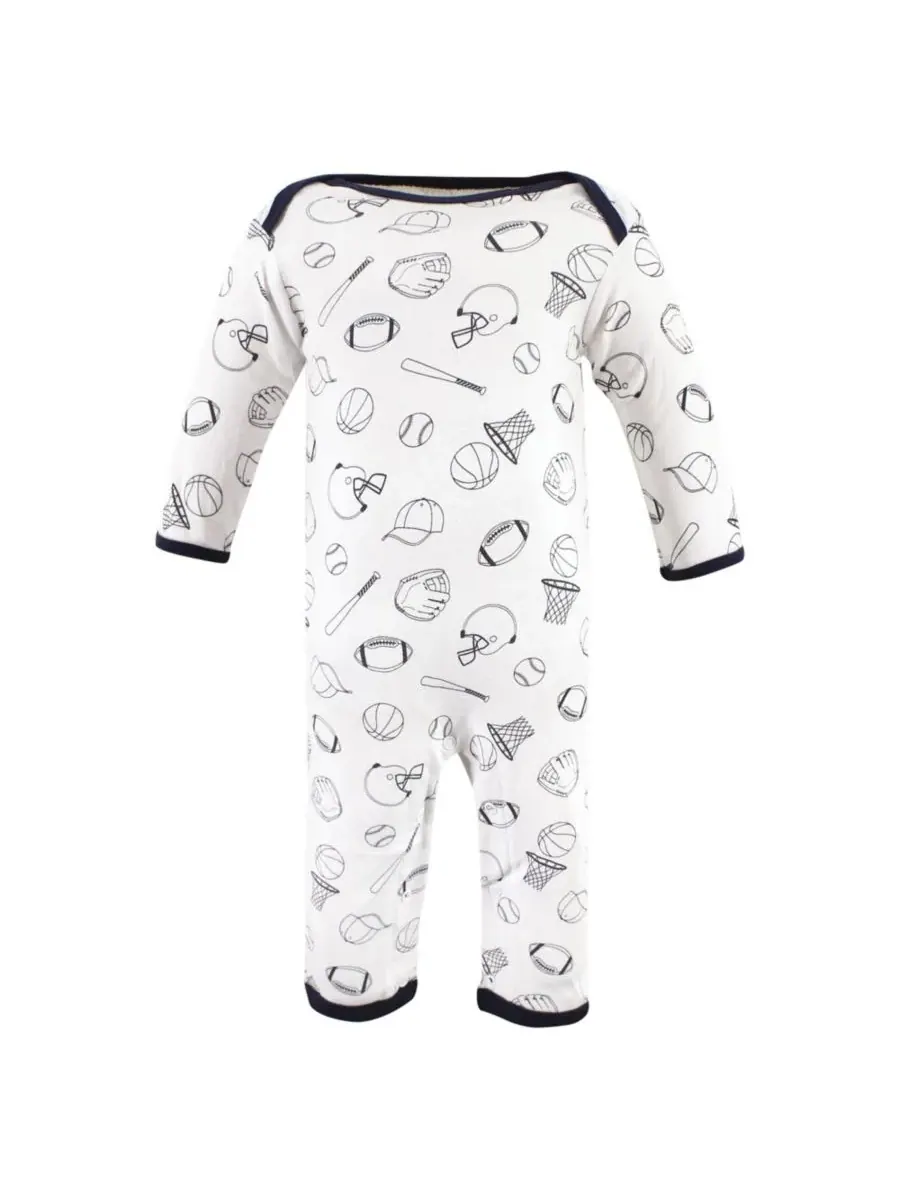 3 комбинезона в упаковке Hudson Baby, Love Mom — изображение 3 из 5