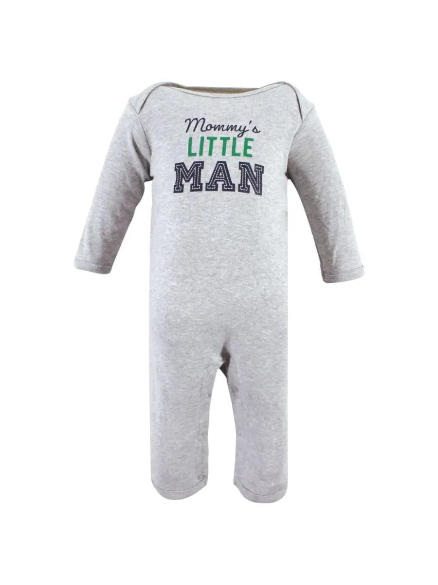3 комбинезона в упаковке Hudson Baby, Love Mom — изображение 4 из 5