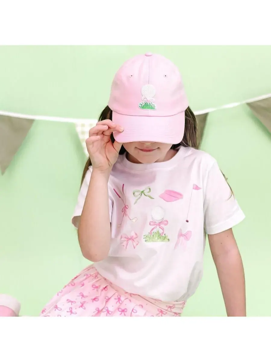 Футболка с коротким рукавом "Икона гольфа для девочек" Sweet Wink — изображение 4 из 6, белый
