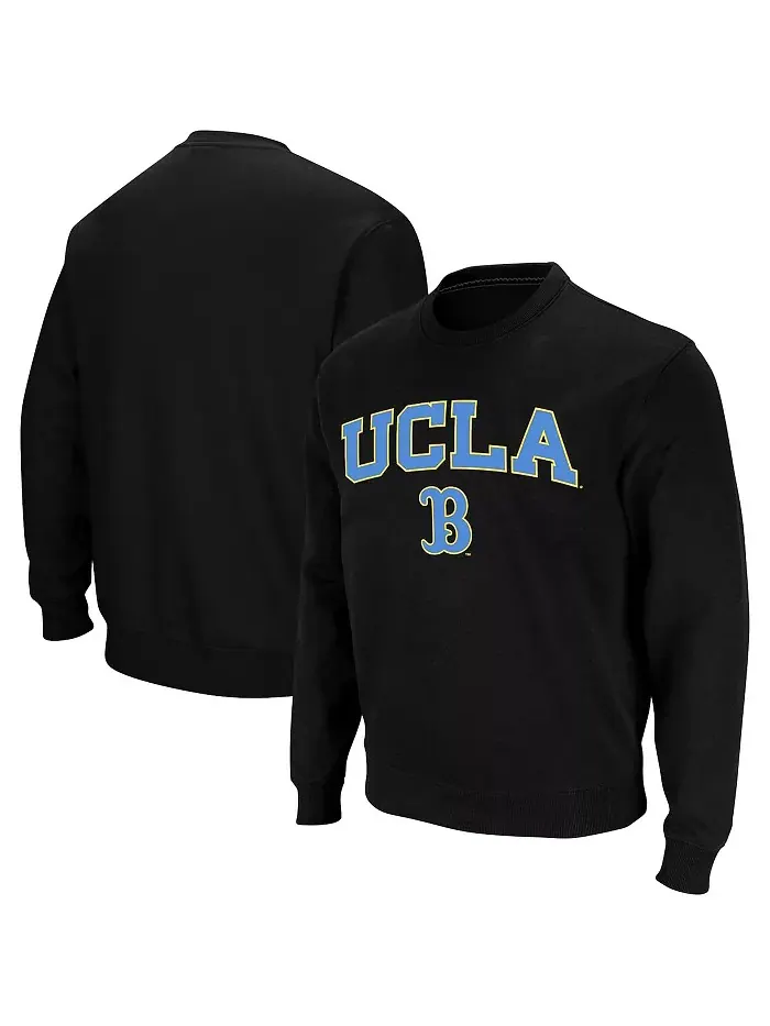 Мужская толстовка с круглым вырезом UCLA Bruins с аркой и логотипом Colosseum — изображение 1 из 7, черный
