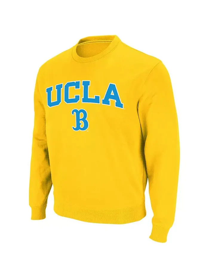 Мужская толстовка с круглым вырезом UCLA Bruins с аркой и логотипом Colosseum — изображение 5 из 7, черный