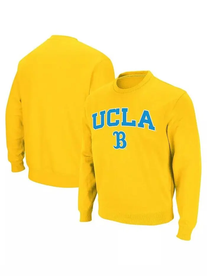 Мужская толстовка UCLA Bruins Arch & Logo с круглым вырезом Colosseum — изображение 1 из 4, золото