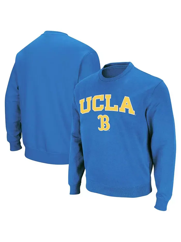 Мужская толстовка с круглым вырезом UCLA Bruins с аркой и логотипом Colosseum — изображение 1 из 7, синий