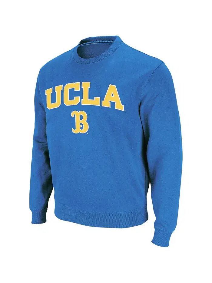 Мужская толстовка с круглым вырезом UCLA Bruins с аркой и логотипом Colosseum — изображение 3 из 7, синий