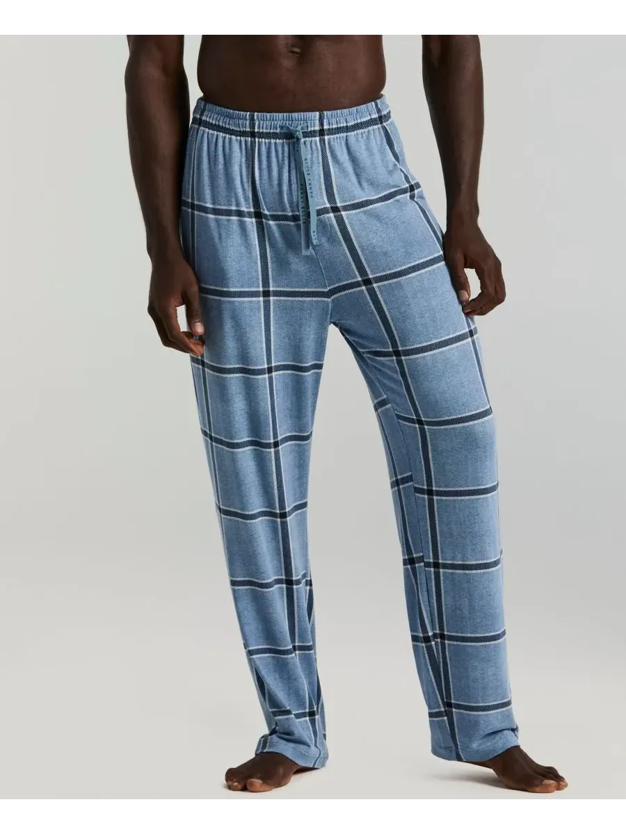 Мужские клетчатые пижамные штаны Deluxe Touch Perry Ellis Portfolio — изображение 1 из 4, синий