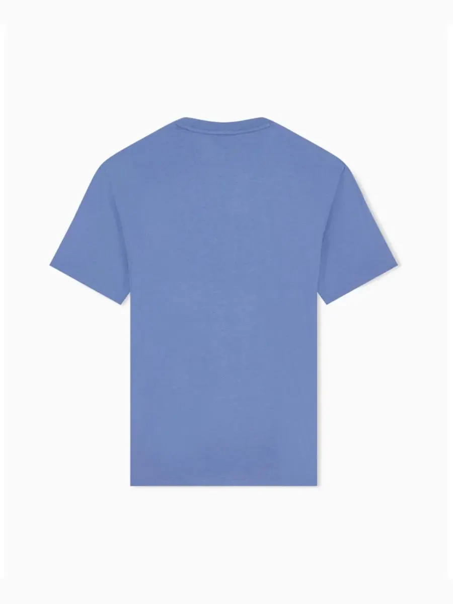 Футболка с длинным рукавом Letterman Logo A|X Armani Exchange — изображение 4 из 8, винтажный индиго