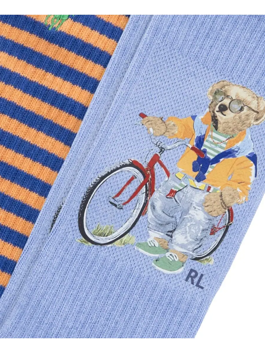 Мужские носки с принтом, комплект из 6 пар Polo Ralph Lauren — изображение 2 из 4
