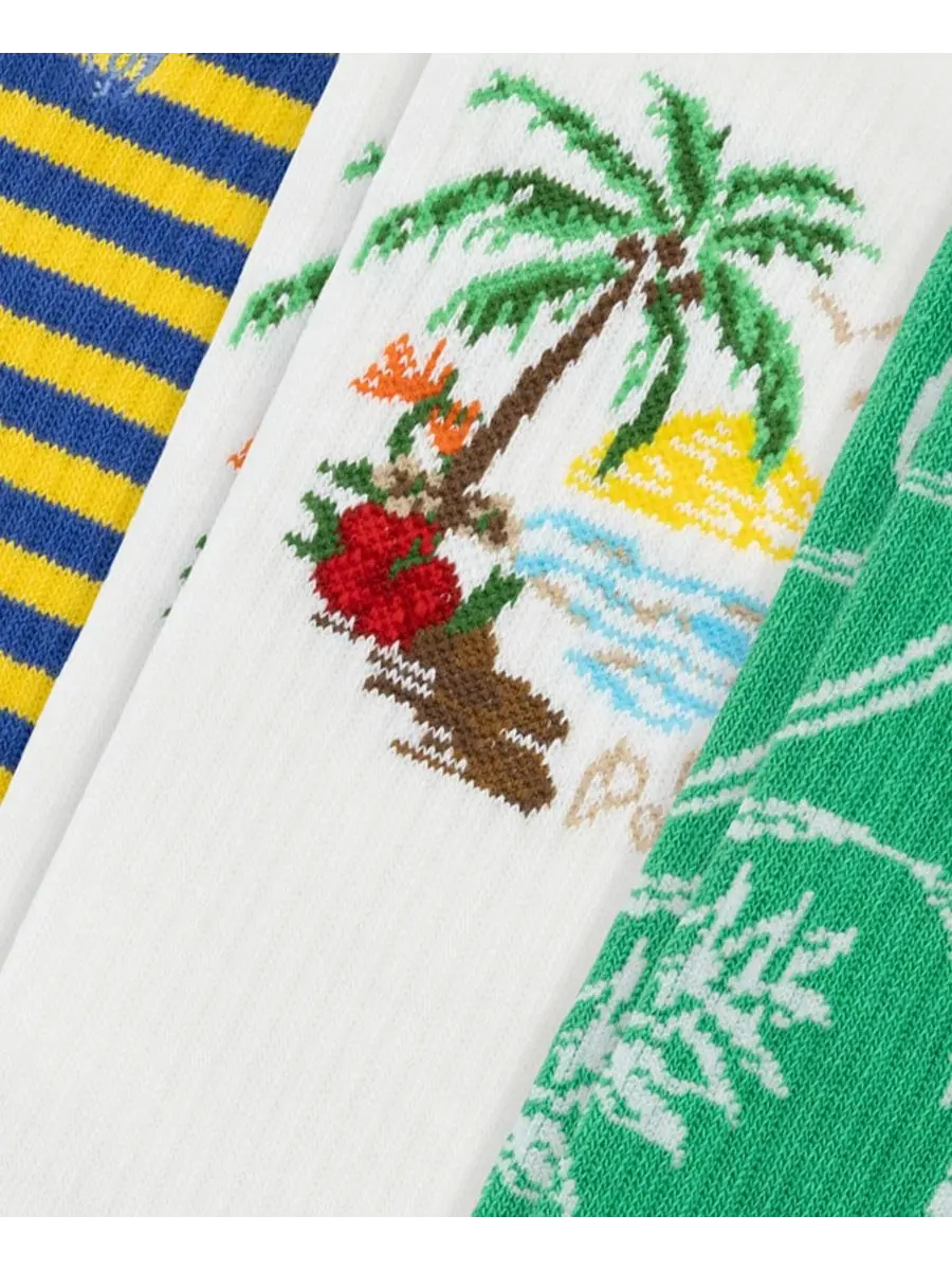 Мужские носки с принтом, комплект из 6 пар Polo Ralph Lauren — изображение 3 из 4