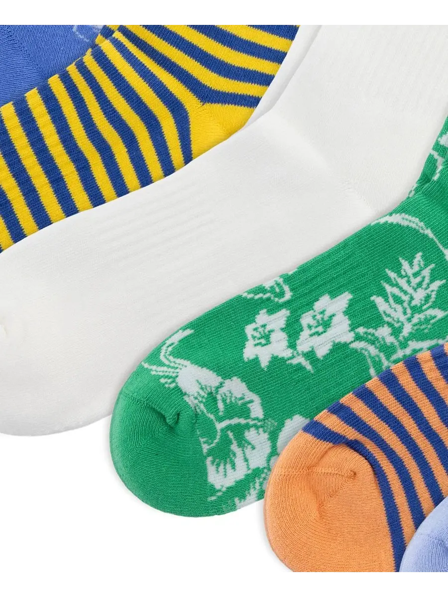 Мужские носки с принтом, комплект из 6 пар Polo Ralph Lauren — изображение 4 из 4