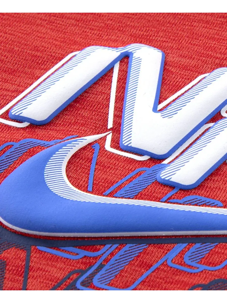 Детский комплект для мальчиков Dropset Icon: футболка и шорты, 2 предмета Nike — изображение 5 из 5, темно-синий/красный
